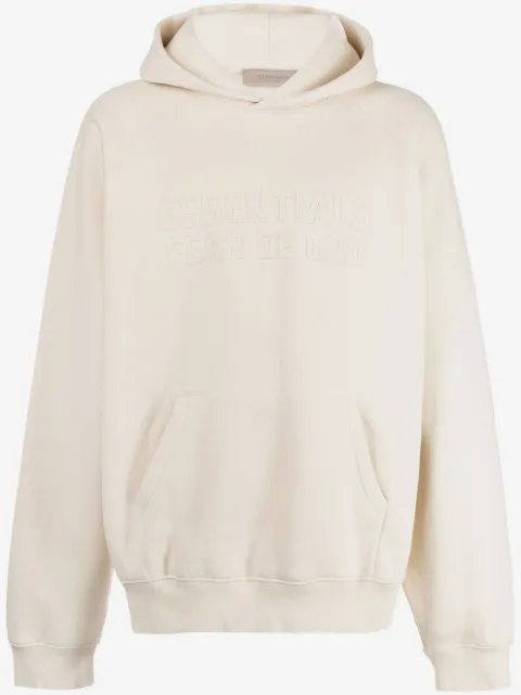 FEAR OF GOD ESSENTIALS logo-print hoodie