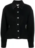 Alexander McQueen peplum denim jacket - Black