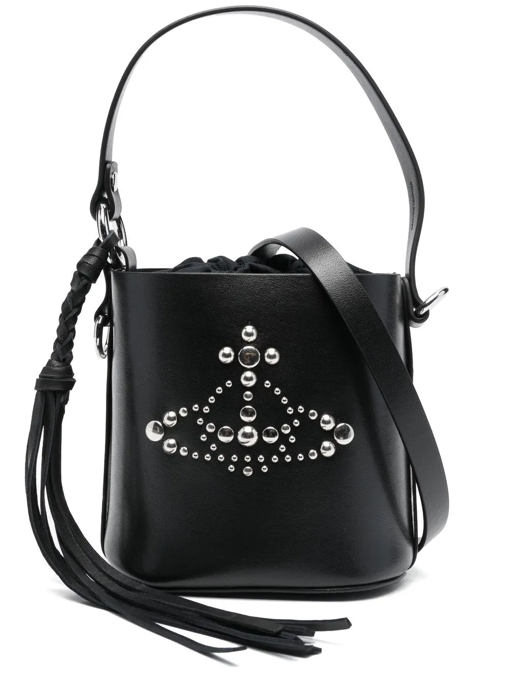 

Vivienne Westwood bolsa bucket con aplique Orb - Negro