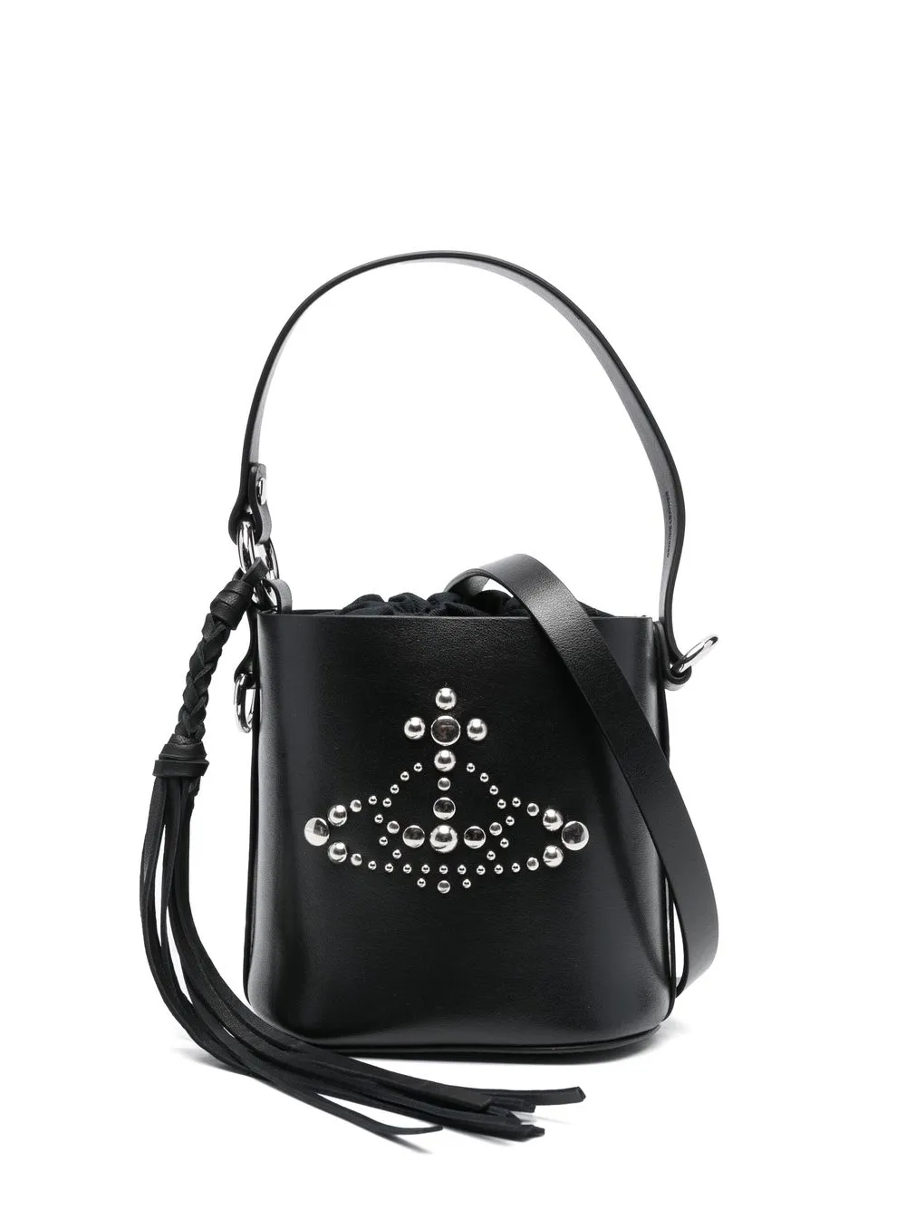 

Vivienne Westwood Orb stud-detail bucket bag - Black