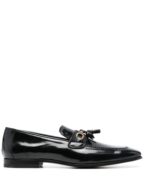 TOM FORD horsebit-detail leather loafers