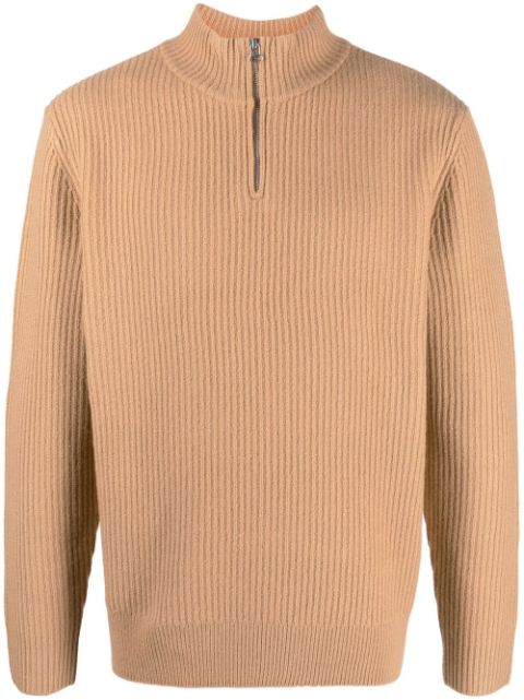 A.P.C. ribbed-knit high-neck jumper Men