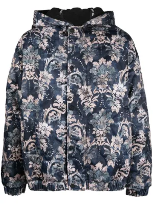 Diesel J-Warrett-Poster Hooded Jacket | Blue | FARFETCH