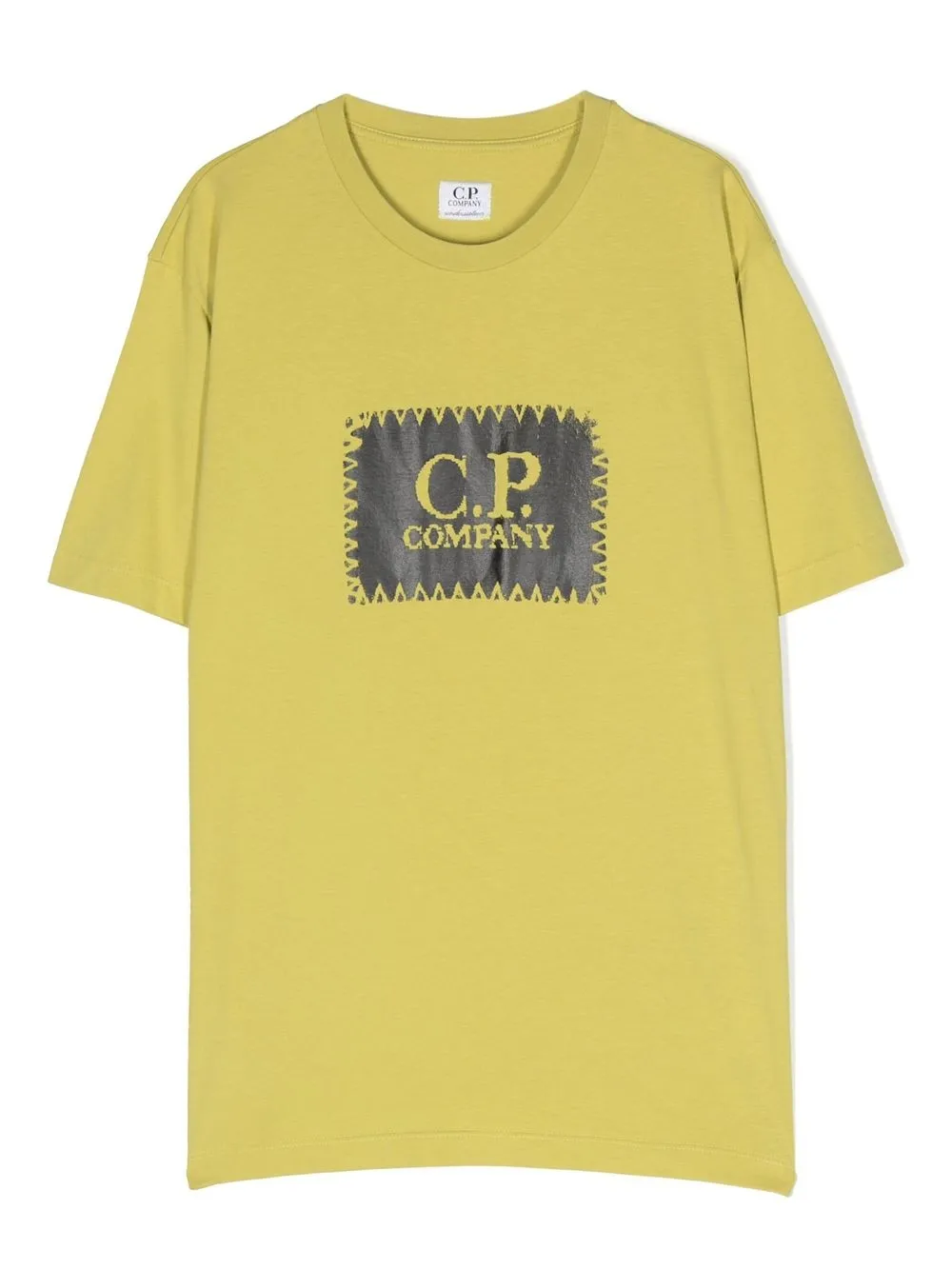 

C.P. Company Kids TEEN logo-print T-shirt - Green
