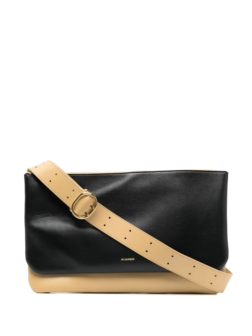 JIL SANDER COLOUR-BLOCK SHOULDER BAG