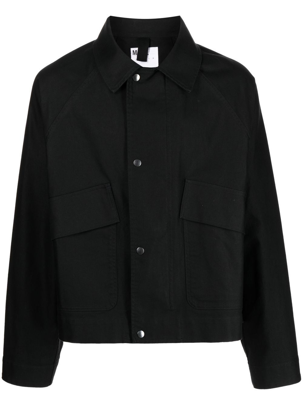 

Margaret Howell cropped worker shirt jacket - Black