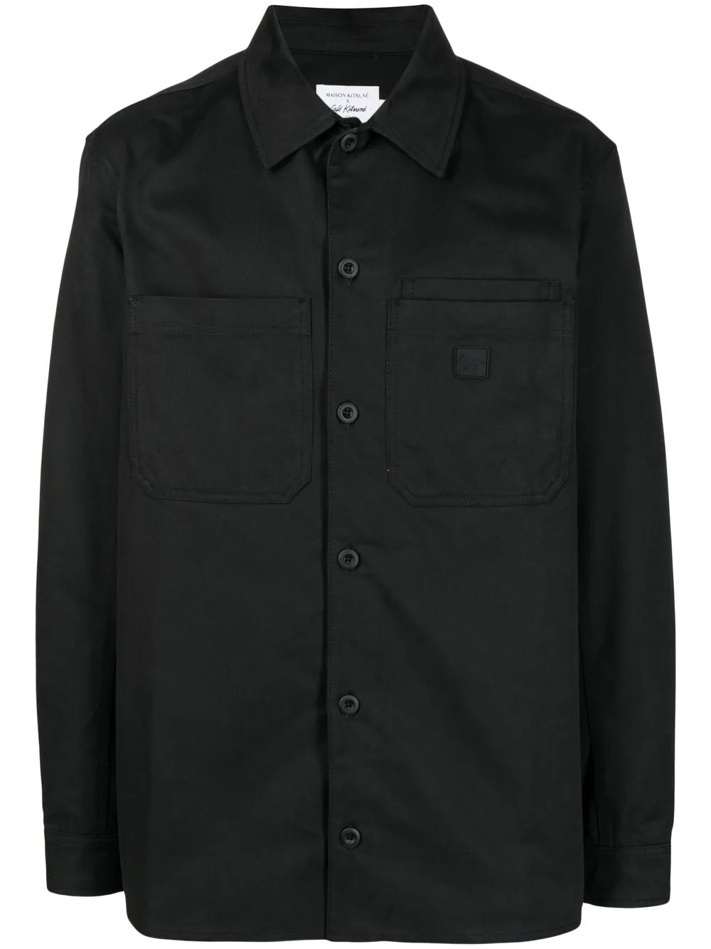 

Maison Kitsuné x Cafe Workwear long-sleeve shirt - Black