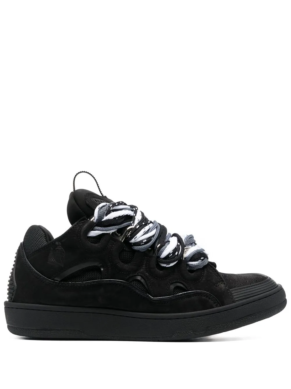 

Lanvin tenis bajos Curb - Negro