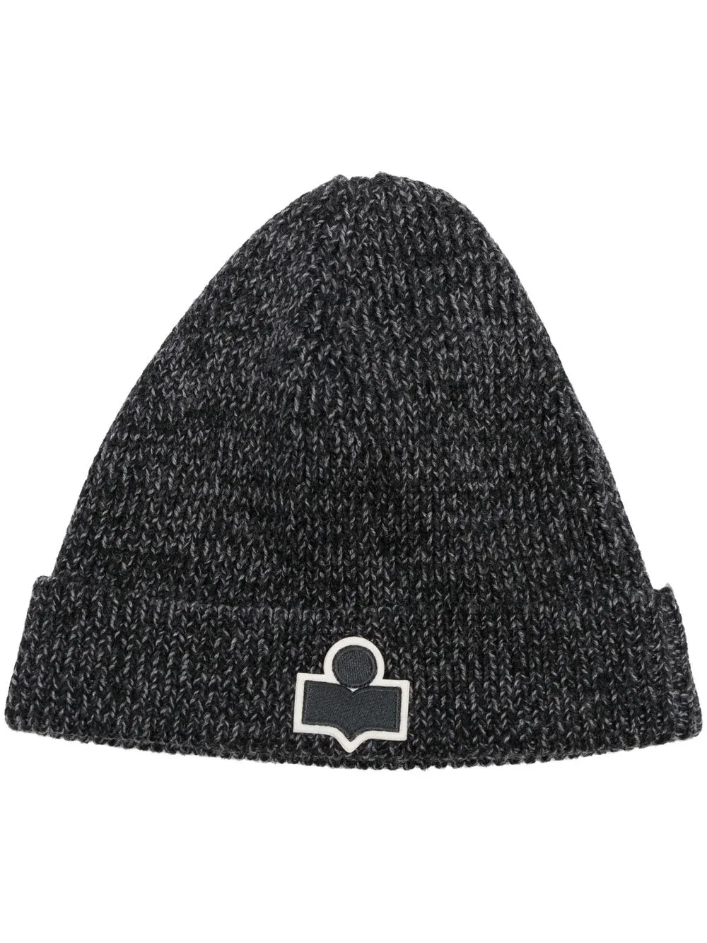 

Isabel Marant gorro con parche del logo - Gris