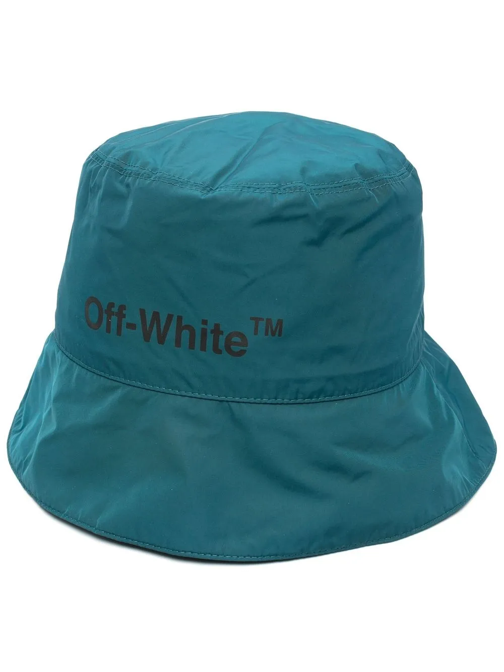 

Off-White gorro de pescador con logo bordado - Azul