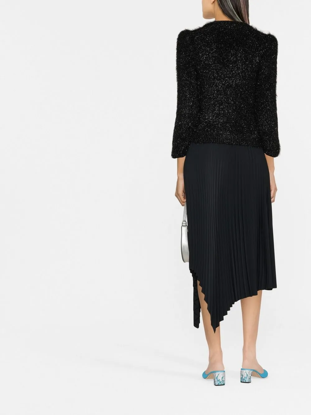  Alberta Ferretti Pullover Mit V Ausschnitt   Schwarz 