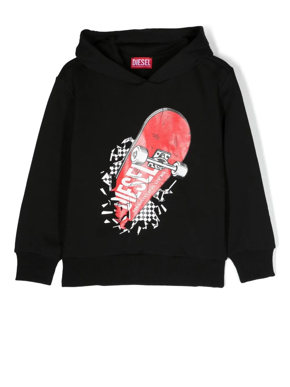 

Diesel Kids hoodie Spinus Over - Negro