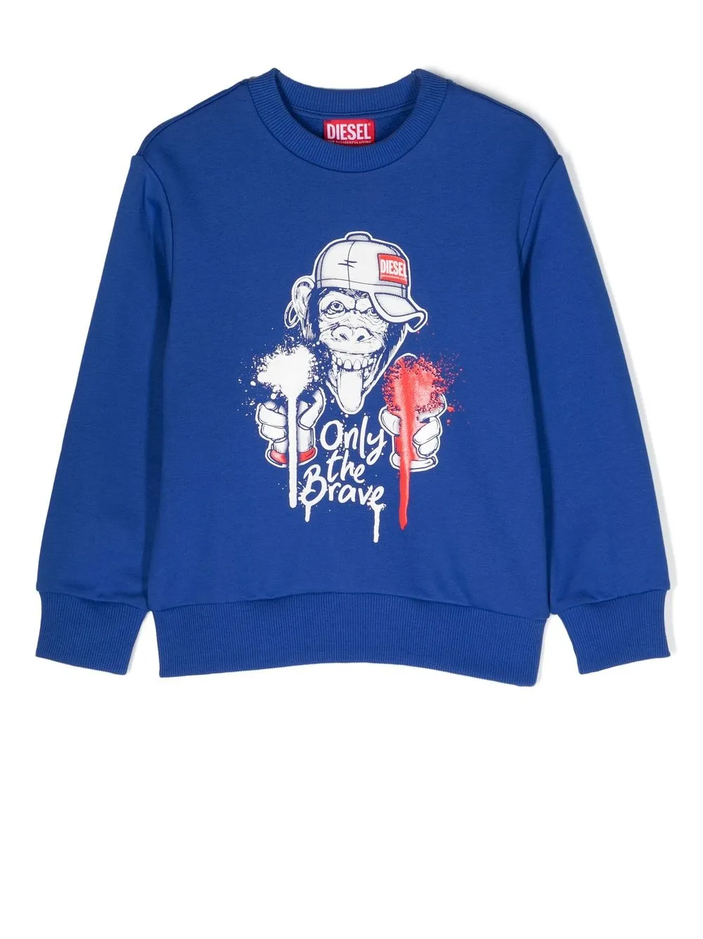 

Diesel Kids sudadera Only The Brave - Azul