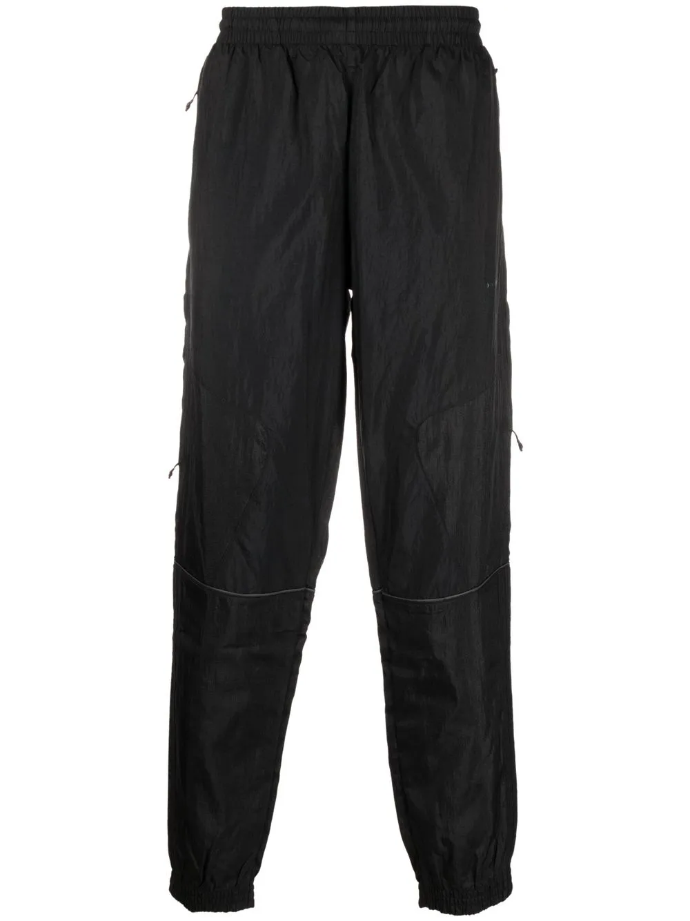 

adidas logo-patch panelled track pants - Black