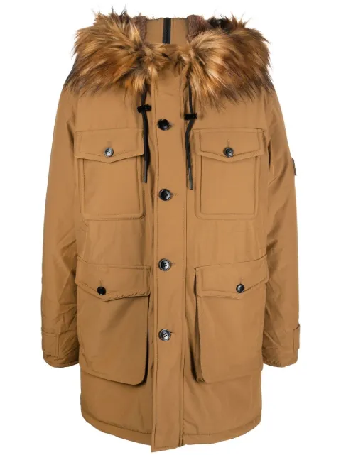 Diesel W-Jorg-Nw hooded parka coat