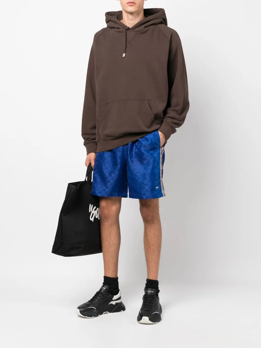 Diesel logo track shorts | Track & Running Shorts | Image 2