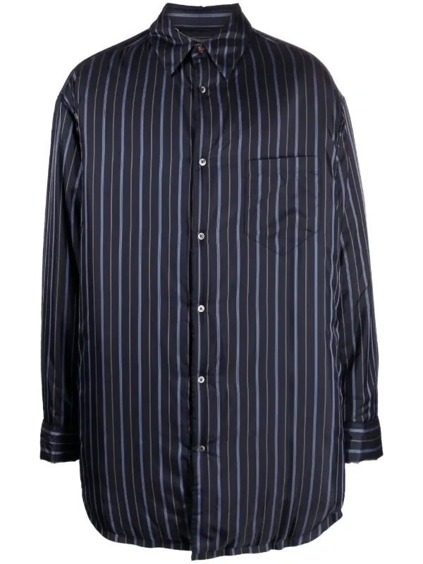 Maison Margiela Striped Padded Shirt - Farfetch