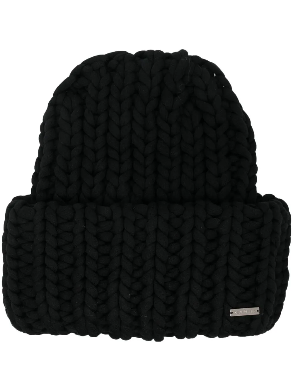 

Dsquared2 gorro tejido grueso - Negro