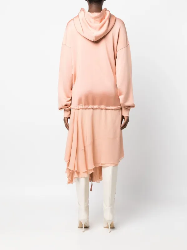 Diesel D-Abanazip Asymmetric Jumper Dress | Pink | FARFETCH BH