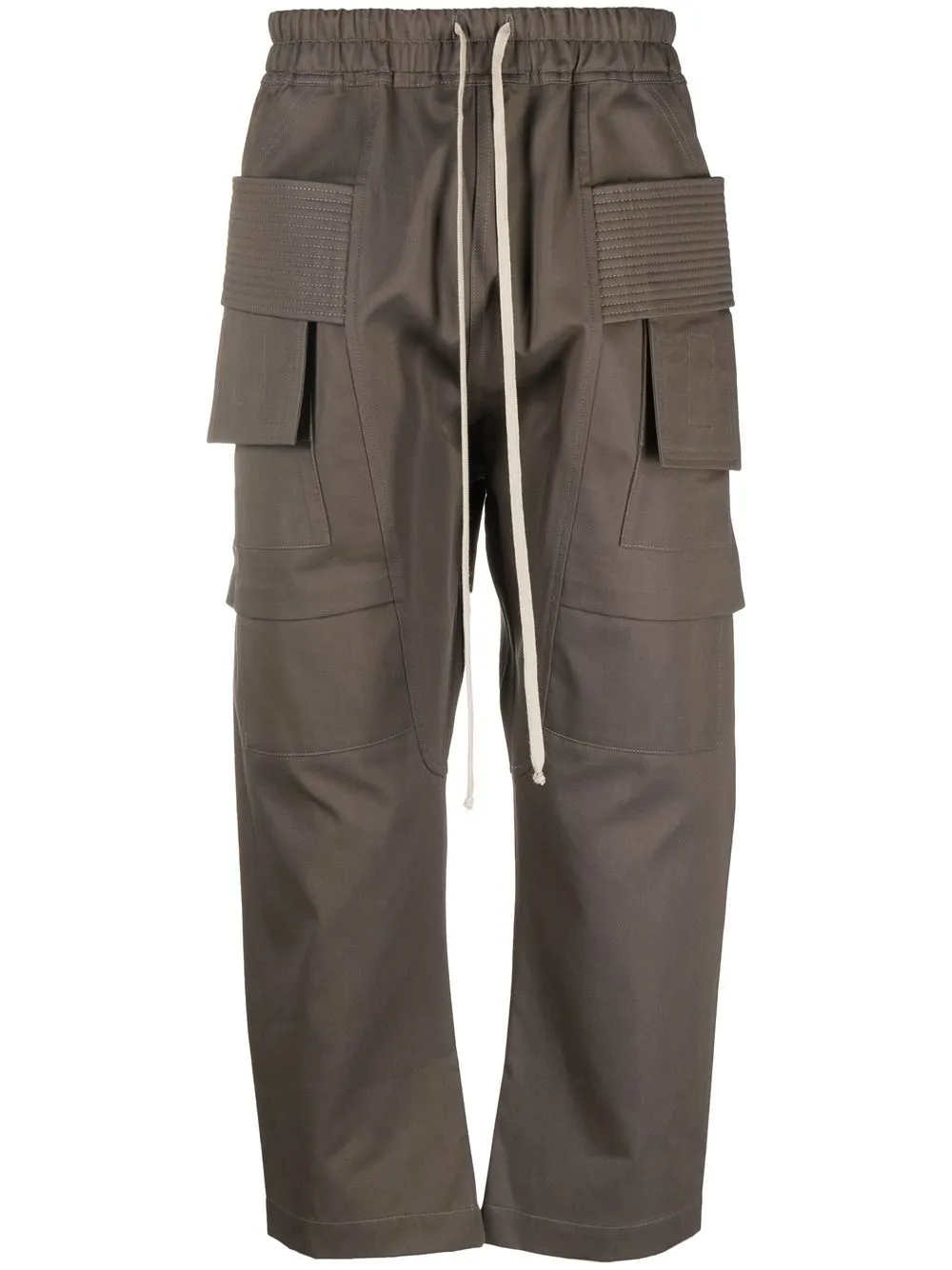 

Rick Owens DRKSHDW cropped cargo trousers - Grey