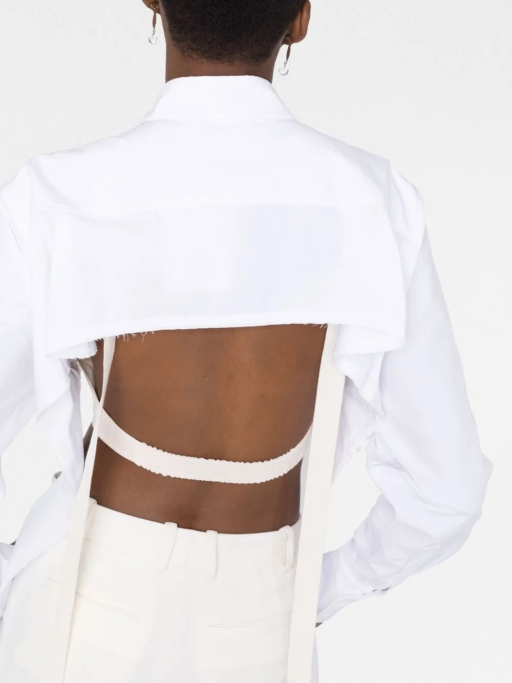 jacquemus 排扣短款衬衫