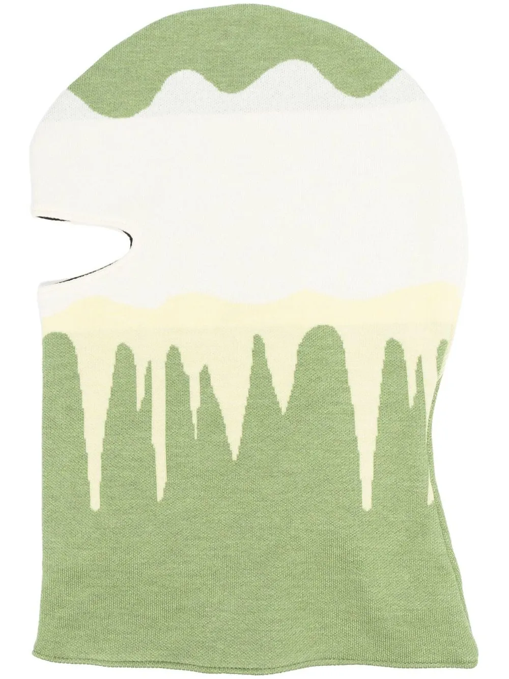 

Off-White abstract pattern balaclava - Green