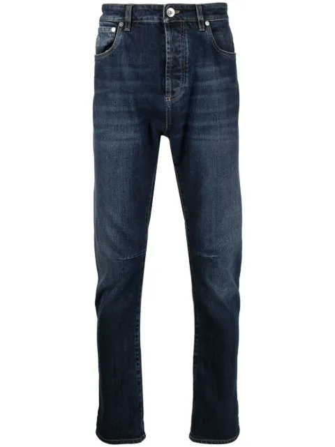 Brunello Cucinelli slim-fit denim jeans