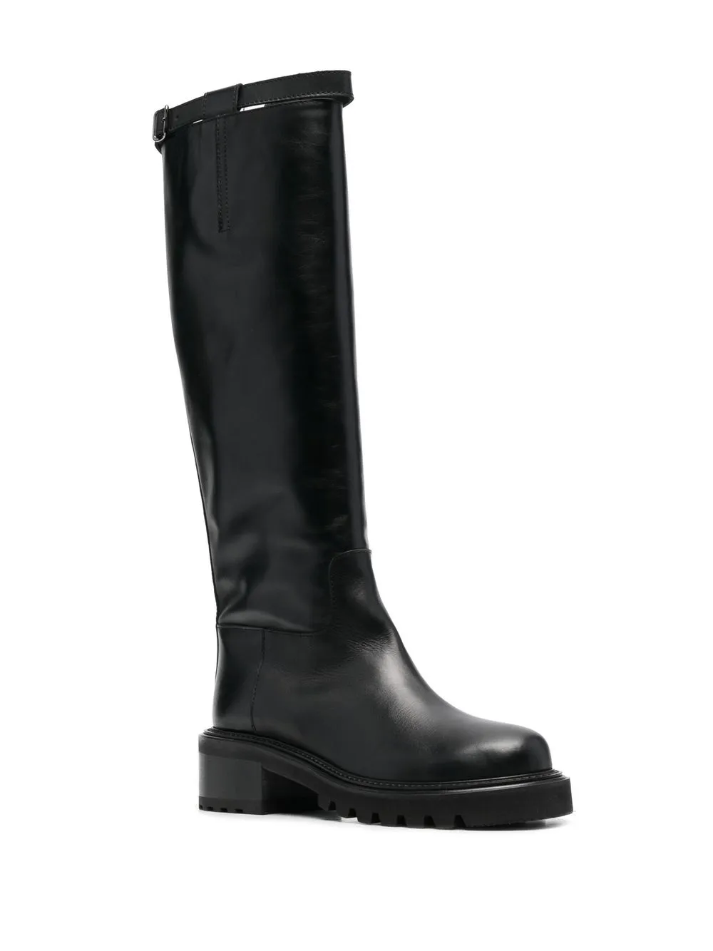 

Via Roma 15 botas con hebilla - Negro
