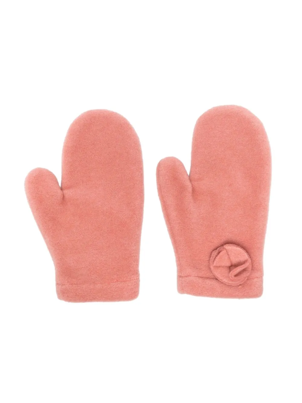 

Il Gufo guantes con aplique floral - Rosado