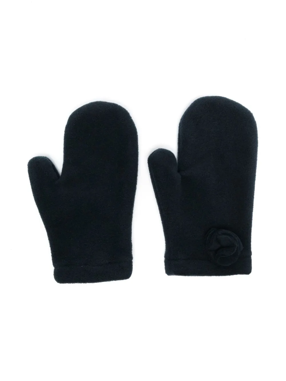 

Il Gufo guantes con aplique floral - Azul