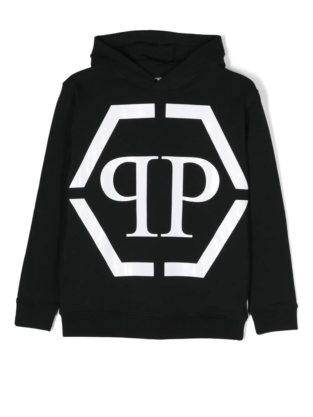 

Philipp Plein Junior hoodie con logo estampado - Negro