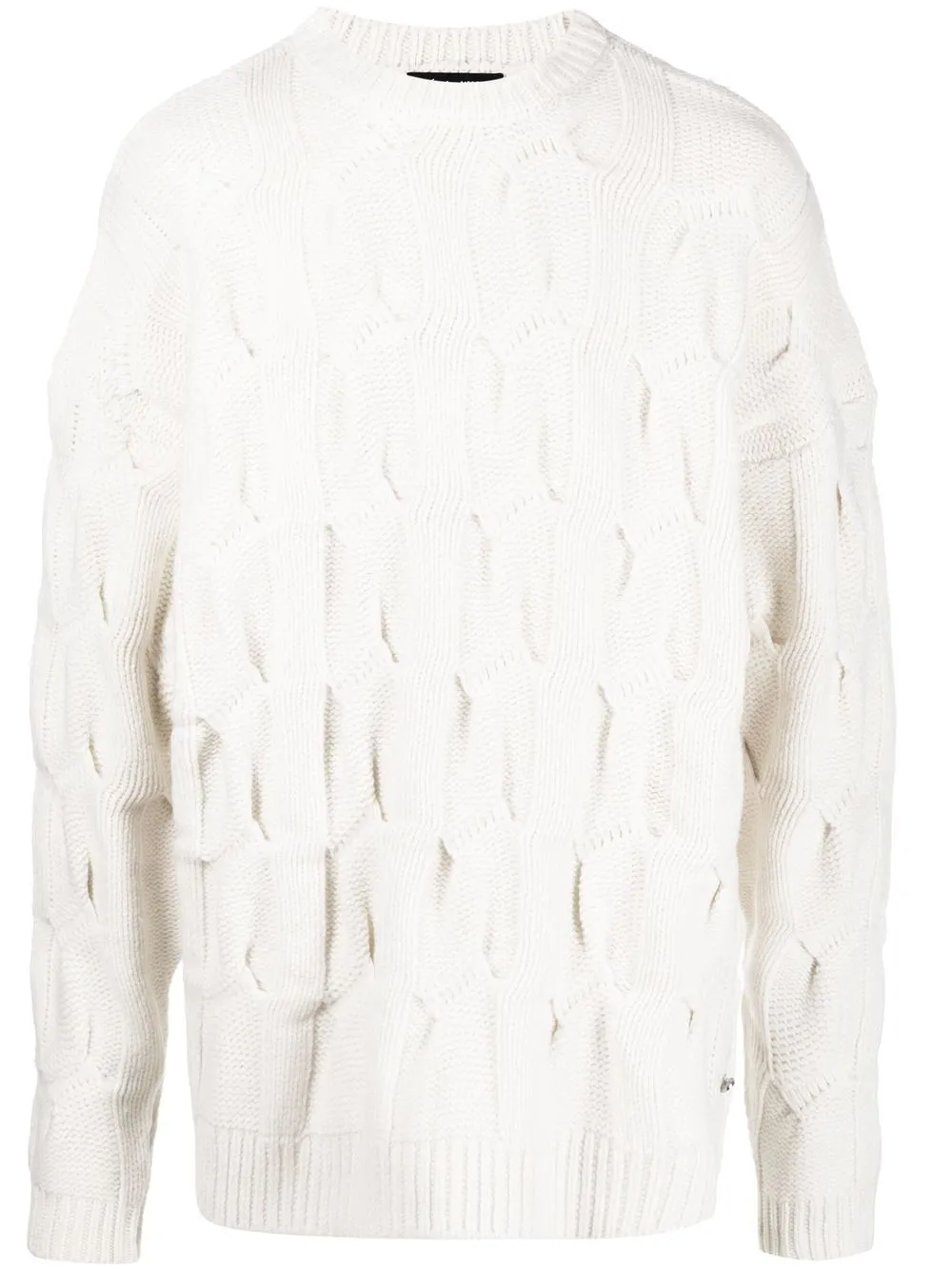 

Etudes chunky knit woollen jumper - Neutrals