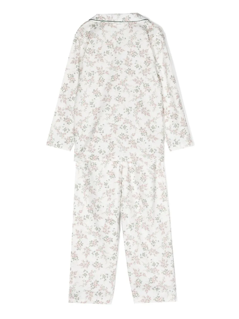 La Perla Kids Pyjama met bloemenprint - Wit