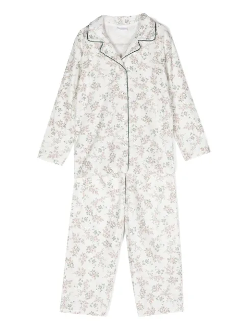 La Perla Kids - floral-print long-sleeve pyjamas