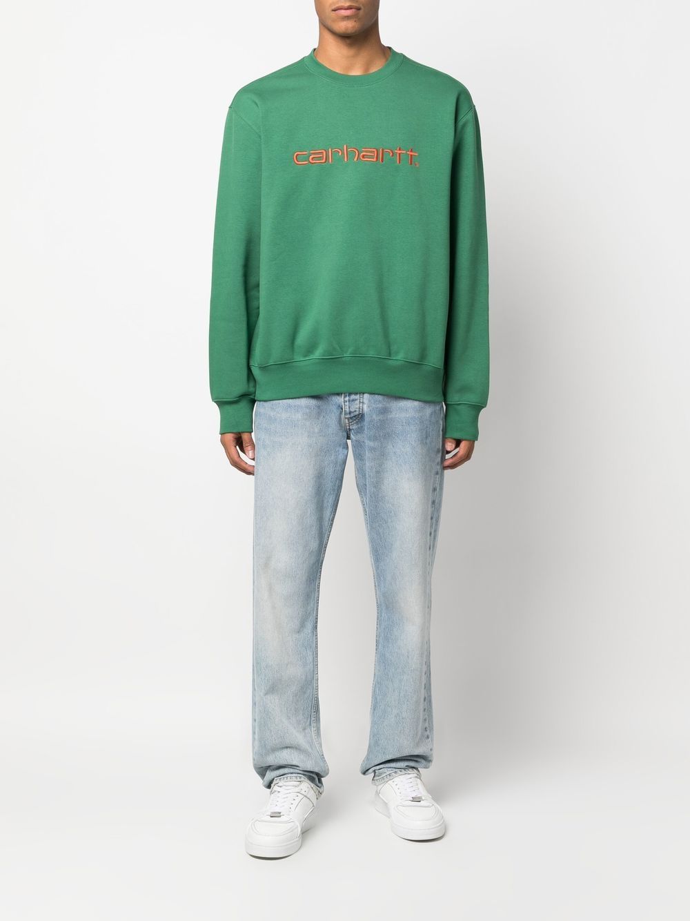 carhartt embroidered sweatshirt