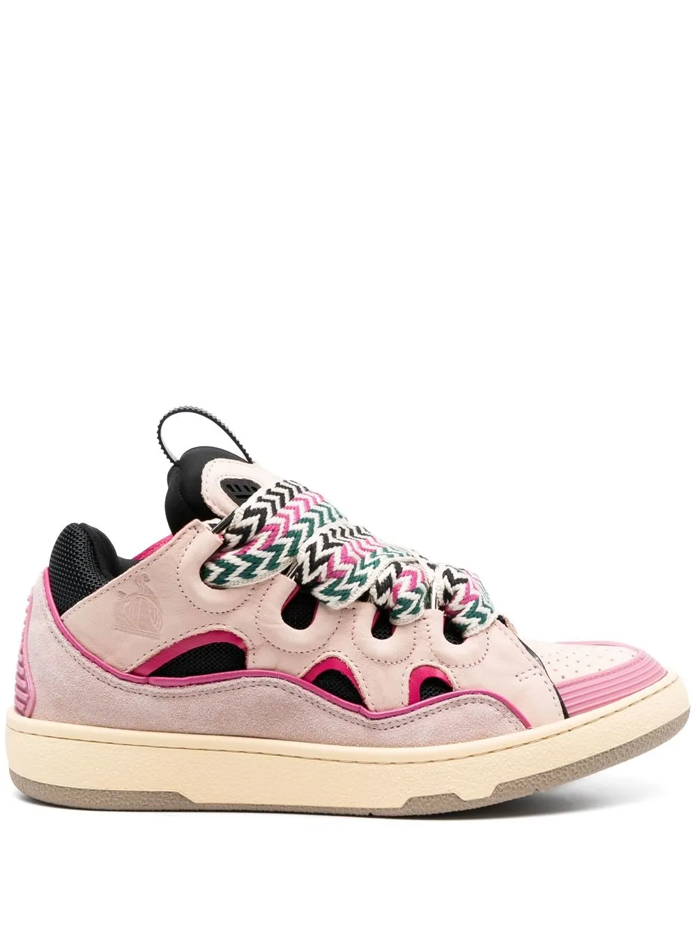 

Lanvin Curb lace-up sneakers - Pink