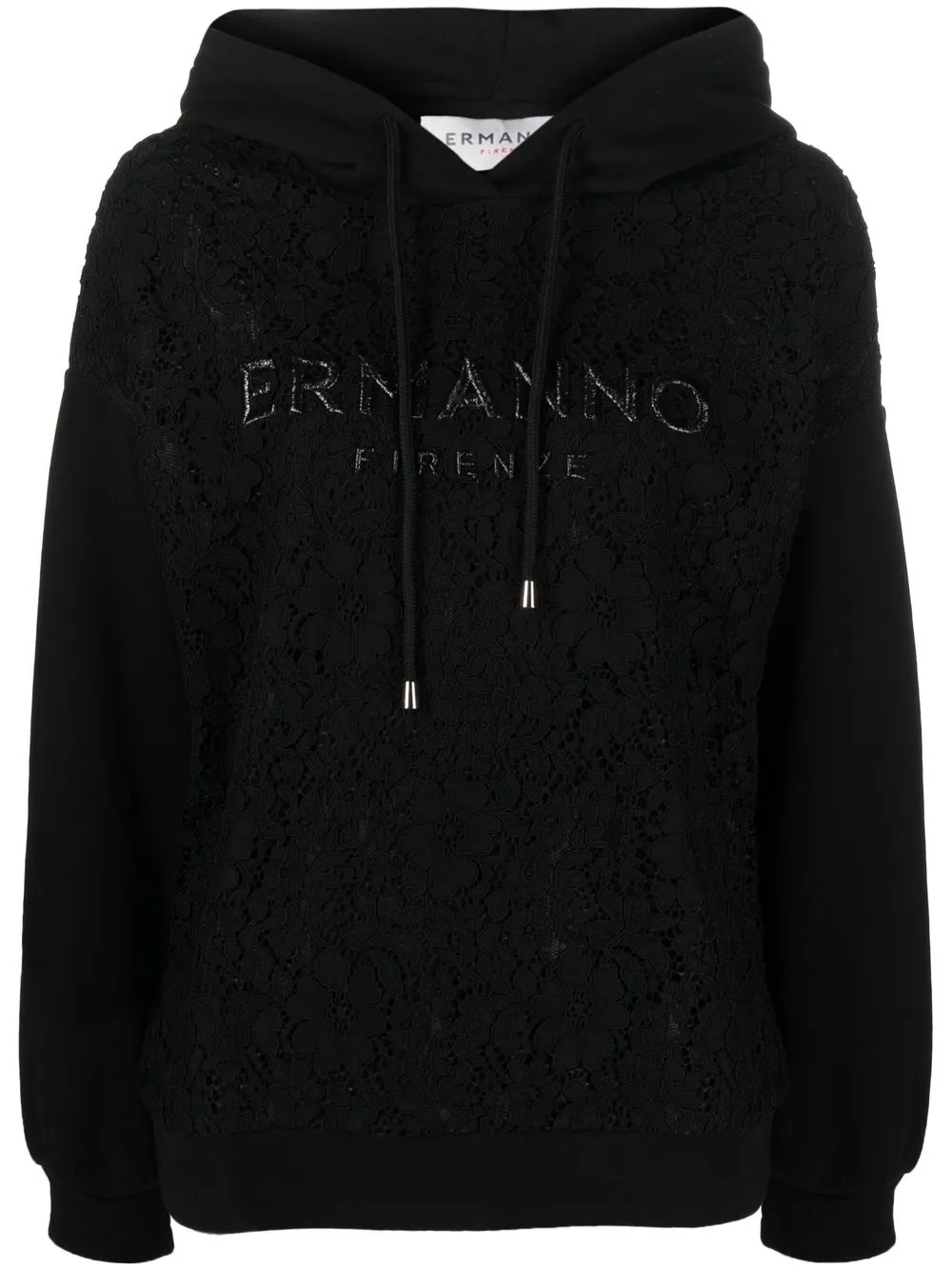 

ERMANNO FIRENZE hoodie con logo estampado - Negro