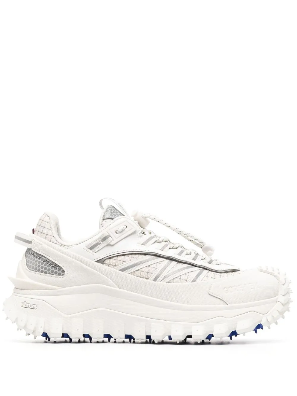 

Moncler Grenoble tenis con paneles y suela gruesa - Blanco