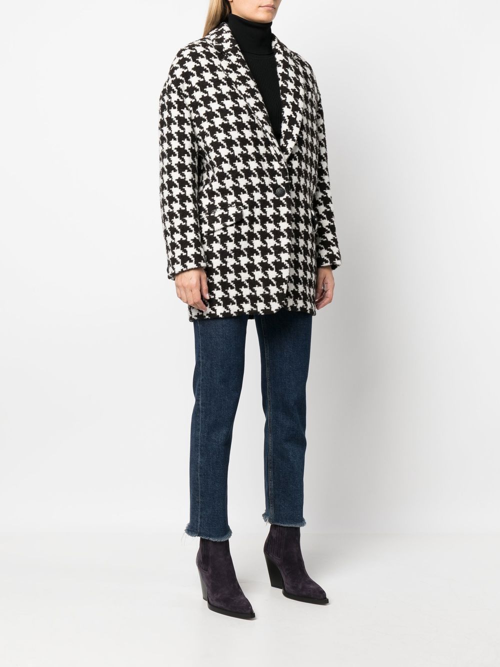 Rag & Bone Wool dogtooth-print Coat - Farfetch