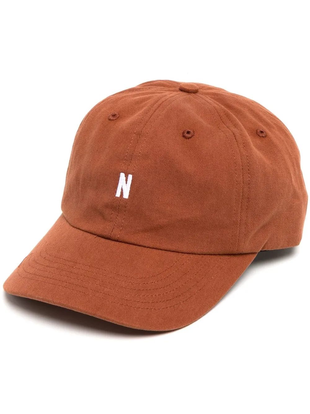 

Norse Projects gorra con logo bordado - Marrón