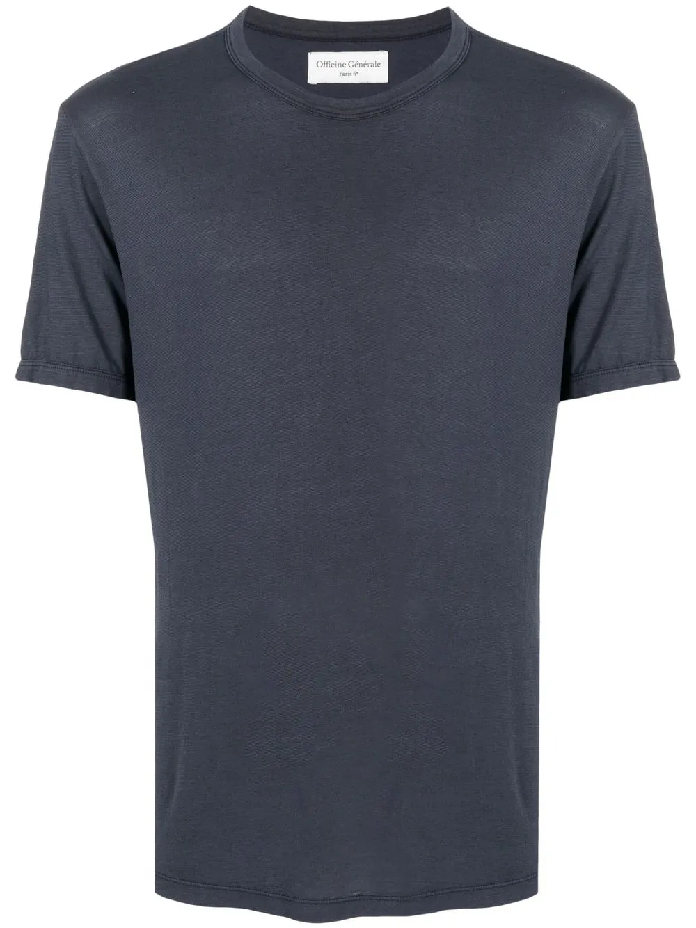 

Officine Generale short-sleeve lyocell-blend T-shirt - Blue