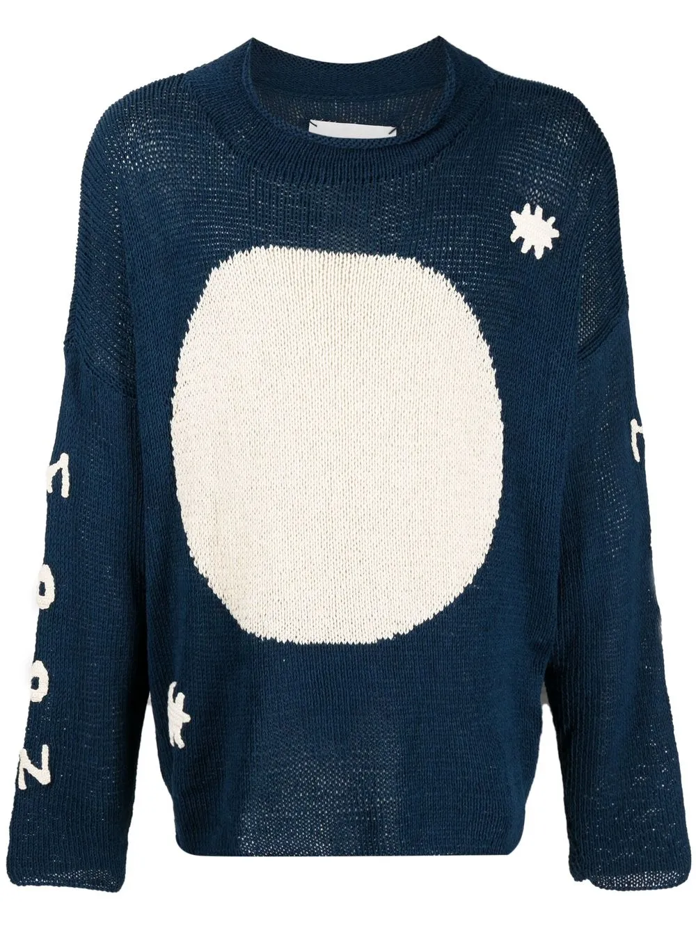 

STORY mfg. graphic-print long-sleeve top - Blue