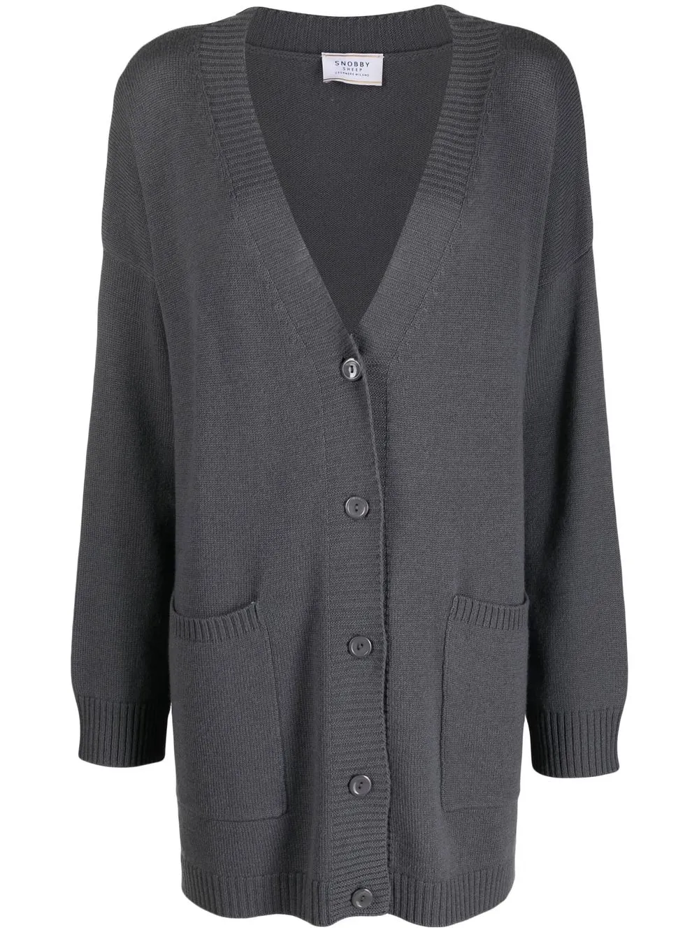 

Snobby Sheep cárdigan con botones - Gris