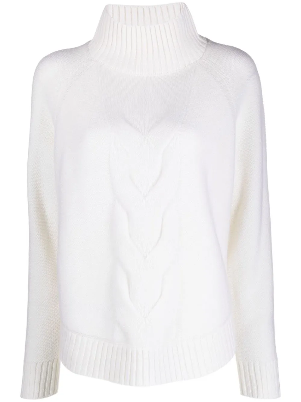 

Snobby Sheep cable-knit wool-cashmere blend jumper - White