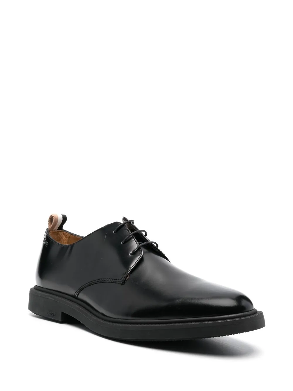 Men's Retro Leather Print Lace Up Dress Oxfords Fashion Pointed Toe Comfortable Non-Slip Low Chunky Heel Derby Shoes For Formal Business Wedding Party - Product Details
