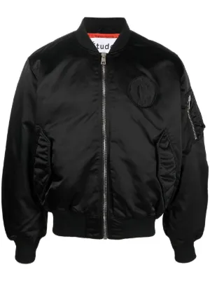 032c ジップアップ ボンバージャケット | ブラック | FARFETCH JP
