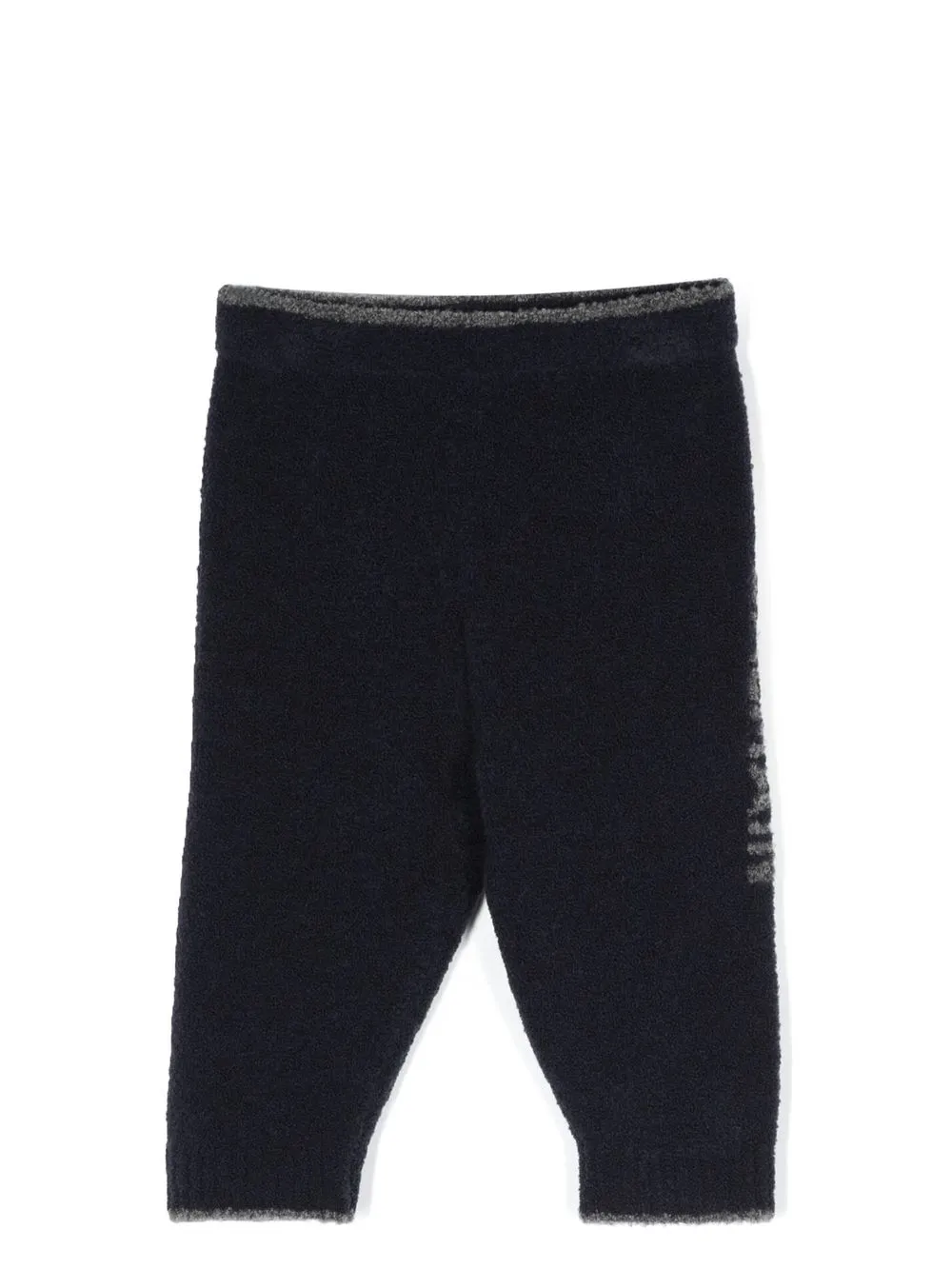 

Balmain Kids pants tejidos con logo estampado - Azul