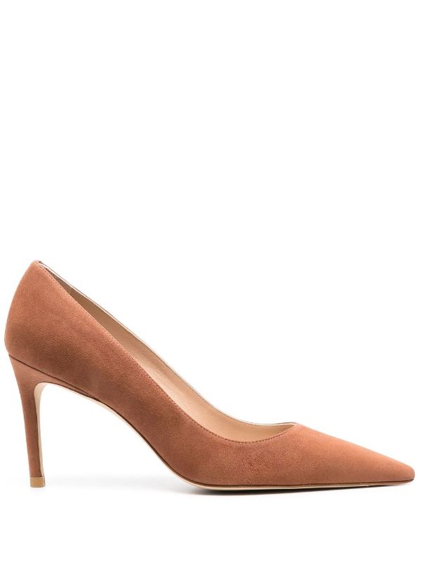 Brown suede pumps clearance shoes