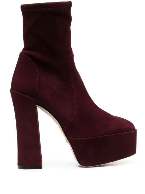 Stuart Weitzman suede platform 150mm boots