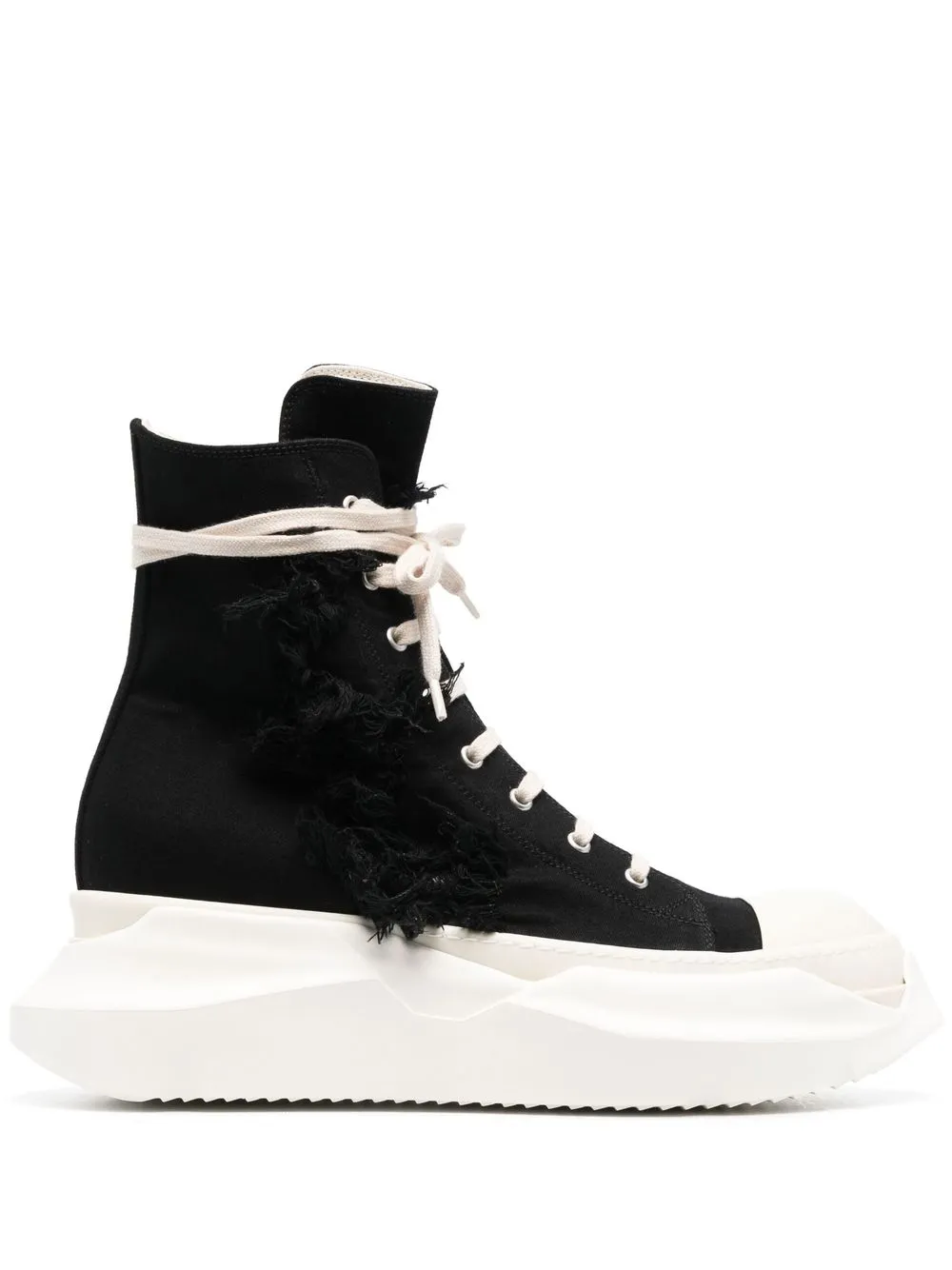 

Rick Owens DRKSHDW tenis altos con agujetas - Negro